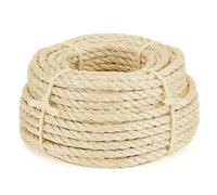 La Cordeline Corda Sisal naturale, 10 mm x 20 m, per albero dei gatti, riparazione e sostituzione di artiglio, decorazione, fai da te