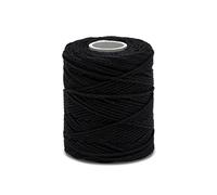La cordeline dcjn12 N Bobina Filo Cotone 1,2 mm 45 Metri, Nero, 5 x 5 x 5,5 cm