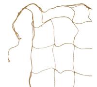 La Cordeline Rete da remare in iuta naturale, 180 x 180 cm, supporto per piante rampicanti, traliccio giardino orto, per cetrioli, piselli, pomodoro, marrone
