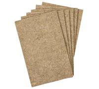 La Cordeline Set di 6 tappeti lettiera canapa naturale, 25 x 40 cm, 1000 g/m², fondo gabbia per roditori, conigli, criceti, ecc