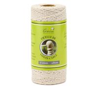 La cordeline Spago in cotone, 2 mm ± 80 m, spago decorativo da parete, sospensione, hobby creativi