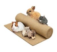 La Cordeline Tappeto Lettiera Canapa Naturale 40 x 100 cm Qualità Premium - Fondo gabbia per roditori, conigli, criceti..