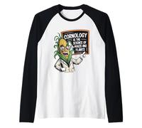 La cornologia è la scienza delle piante di mais A Coltivatore di mais Maglia con Maniche Raglan