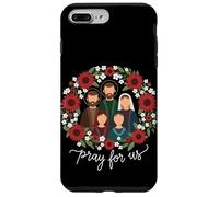 La corona dei santi cristiani cattolici prega per noi la fede Custodia per iPhone 7 Plus/8 Plus