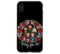 La corona dei santi cristiani cattolici prega per noi la fede Custodia per iPhone XS Max