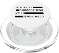 La correttezza politica uccide la democrazia (libertà di parola) PopSockets PopGrip per MagSafe