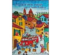 La corriera rossa con il tetto bianco