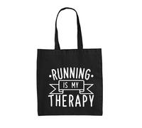 La Corsa È La Mia Terapia - Borsa In Tela - Maratona 10K 5K Mezza Corsa Amore