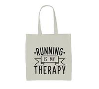 La Corsa È La Mia Terapia - Borsa In Tela - Maratona 10K 5K Mezza Corsa Amore