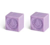La Corvette Provence - Cubo di Lavanda Profumato in Scatola, 100g (Confezione da 2)