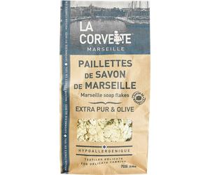 La Corvette Sapone di Marsiglia in Scaglie - Mix Oliva ed Extra Puro - 750 g