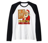La cospirazione dei Biscotti di Babbo Natale Maglia con Maniche Raglan