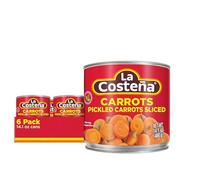 La Costeña Carote sottaceto affettate, 400 ml (confezione da 6)