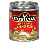 La Costena Green Pickled Sliced Jalapeno Peppers 2 pack by La Costena