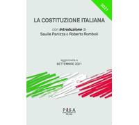 La Costituzione italiana. Aggiornata a Settembre 2021