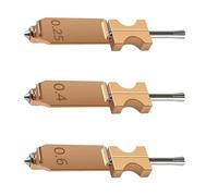 La costruzione d'acciaio resistente al calore intercambiabile di progettazione d'acciaio degli ugelli 0.25/0.6mm dell'hotend AD5X migliora la stampa