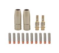 La costruzione precisa della lega di rame dell'ugello di saldatura riduce al minimo la deformazione sotto il calore elevato migliora la punta dell'alimentazione del filo della stabilità degli archi