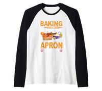 La Cottura al Forno è Il Mio superpotere e Il Mio Grembiule è Il Mio Mantello Maglia con Maniche Raglan