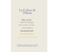 La Couleur de l’Heure: Un journal guidé de gratitude avec un suivi créatif des humeurs et des pages de réflexion hebdomadaire pour peindre votre ... 10") - le cadeau esthétique parfait pour le b
