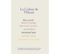 La Couleur de l’Heure: Un journal guidé de gratitude avec un suivi créatif des humeurs et des pages de réflexion hebdomadaire pour peindre votre ... 10") - le cadeau esthétique parfait pour le b
