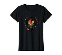 La creatività è intelligenza Divertirsi Ispirazione Maglietta, Donna, Nero, 3XL