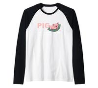 La Creatura Magica della Definizione del Maiale trasforma Le Verdure in Pancetta Maglia con Maniche Raglan