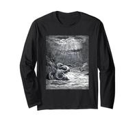 La creazione di Pesci e Uccelli di Gustave Dore (1868) Maglia a Manica