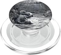 La creazione di pesci e uccelli di Gustave Dore (1868) PopSockets PopGrip per MagSafe