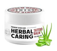 La crema lenitiva post-tatuaggio, formulata con aloe vera e menta, si prende cura delicatamente della pelle, aiuta a idratarla, riduce la secchezza e valorizza il colore vibrante dei tatuaggi