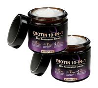 La crema riparatrice 10 in 1 alla biotina è una crema viso premium riparatrice e lifting con ingredienti naturali, che elimina le imperfezioni e ripara la pelle, adatta a tutti i tipi di pelle.