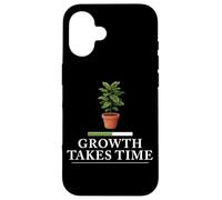 La crescita richiede tempo Inspirational Positive Thinking Custodia per iPhone 16