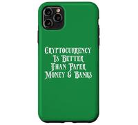 La criptovaluta è meglio delle criptovalute di carta Fiat Bank Money Custodia per iPhone 11 Pro Max