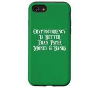 La criptovaluta è meglio delle criptovalute di carta Fiat Bank Money Custodia per iPhone SE (2020) / 7/8