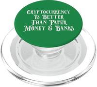 La criptovaluta è meglio delle criptovalute di carta Fiat Bank Money PopSockets PopGrip per MagSafe