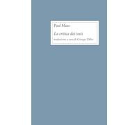 La critica dei testi