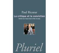 La critique et la conviction