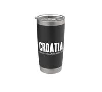 La Croazia chiama e devo andare Bicchiere termico in acciaio inox doppia parete