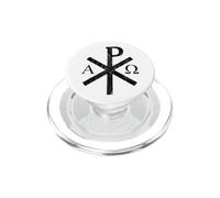 La Croce Chi-Rho - Simbolo Di Gesù Cristo - v2 vintage PopSockets PopGrip per MagSafe
