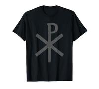La Croce Chi-Rho - Simbolo di Gesù Cristo - Vintage Maglietta