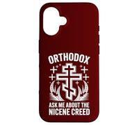 La Croce Cristiana Ortodossa Mi Chiedi del Credo Niceno Custodia per iPhone 16