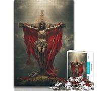 La Croce di Gesù Puzzle per adulti 1000 pezzi Difficile, gioco per famiglie Antistress Sfida difficile Regali di Babbo Natale segreto 38x26cm