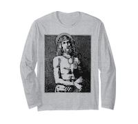 La crocifissione di Gesù Cristo Vintage Cattolica Art Crown Maglia a Manica