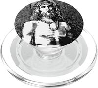 La crocifissione di Gesù Cristo Vintage Cattolica Art Crown PopSockets PopGrip per MagSafe