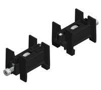 LA CROISEE DS GAU01266 - Rinovazione per telaio scorrevole in alluminio-modello singolo, consegnato, 4 ciottoli e 2 assi, carico per coppia di carrelli fino a 110 kg, TU