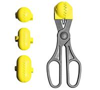 La Croquetera - Colore Giallo - 1 Utensile Multiuso con 4 stampi intercambiabili - per crocchette, polpette, Palline, Sushi - 100% Spagnolo - Comodo, Veloce e igienico.