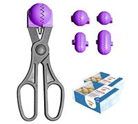 La Croquetera Confezione - Utensile Multiuso Colore Viola - 4 stampi intercambiabili per impasti + Confezione da 40 vassoi conservazione - 100% Spagnolo: Brevetto e Prodotto in Spagna