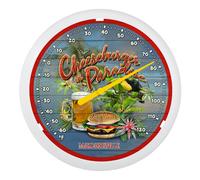 La Crosse Cheeseburger in Paradise da 13,25 pollici It's 5 O'Clock Somewhere Margaritaville Termometro analogico Multi