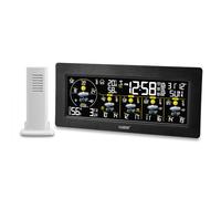 La Crosse Technology - Stazione Meteo SW404 J+4 con connessione Wi-Fi - Nero