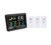 La Crosse Technology - Stazione meteo wireless WS6204 con 3 sensori termici/igro-nero (nero, bianco)