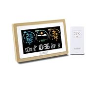 La Crosse Technology Stazione meteorologica colorata contorno legno WS6283